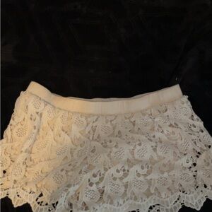 White Lace Skirt